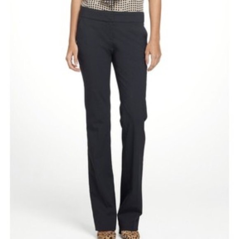 Tory burch fawn tropical pants size 4 wool black